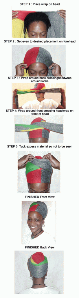 how to wrap a african headwrap