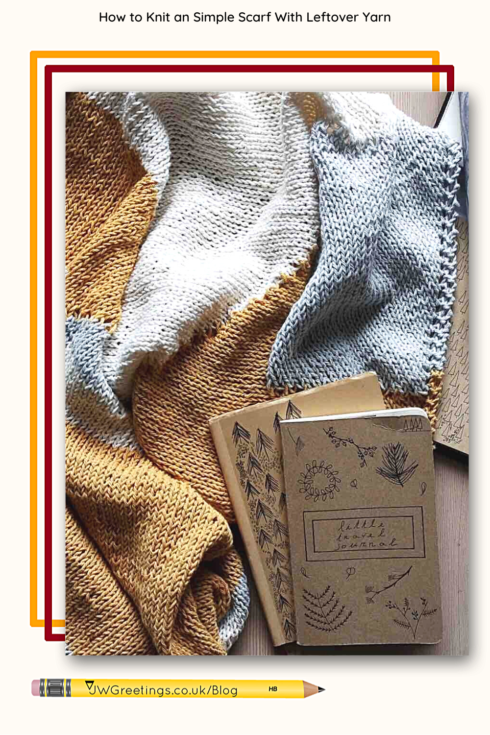 How to Knit a Simple Scarf With Leftover Yarn