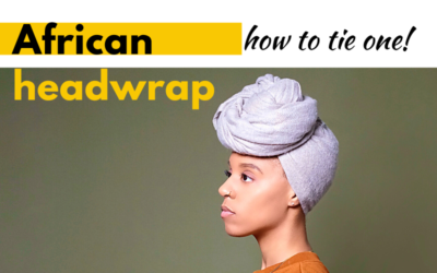 how to tie an African headwrap